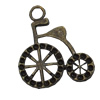 Pendant/Charm. Fashion Zinc Alloy Jewelry Findings. Lead-free. 32x27mm. Sold by Bag
