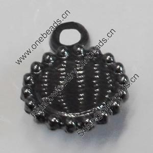 Pendant/Charm. Fashion Zinc Alloy Jewelry Findings. Lead-free. 3x10mm. Sold by Bag