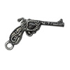 Pendant/Charm. Fashion Zinc Alloy Jewelry Findings. Lead-free. Gun 46x25mm. Sold by Bag