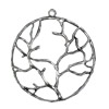 Pendant/Charm. Fashion Zinc Alloy Jewelry Findings. Lead-free. 40mm. Sold by Bag
