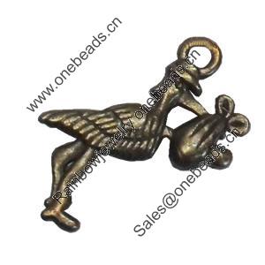 Pendant/Charm. Fashion Zinc Alloy Jewelry Findings. 24x16mm. Sold by Bag
