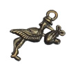 Pendant/Charm. Fashion Zinc Alloy Jewelry Findings. 24x16mm. Sold by Bag