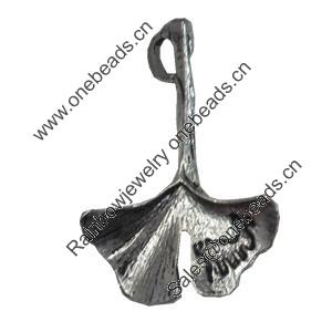 Pendant/Charm. Fashion Zinc Alloy Jewelry Findings. Lead-free. 28x18mm. Sold by Bag