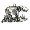 Pendant/Charm. Fashion Zinc Alloy Jewelry Findings. Lead-free. Animal 36x25mm. Sold by Bag