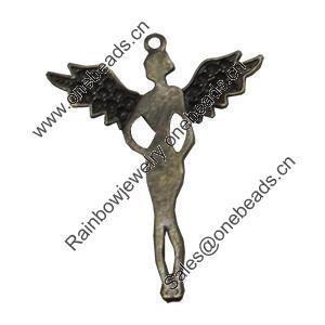 Pendant/Charm. Fashion Zinc Alloy Jewelry Findings. Lead-free. 18x35mm. Sold by Bag