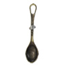 Pendant/Charm. Fashion Zinc Alloy Jewelry Findings. Lead-free. Ladle 50x11mm. Sold by Bag