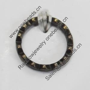 Donut. Fashion Zinc Alloy Jewelry Findings. Lead-free. 14mm,11mm. Sold by Bag