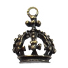 Pendant/Charm. Fashion Zinc Alloy Jewelry Findings. Lead-free. Corona 21x13mm. Sold by Bag