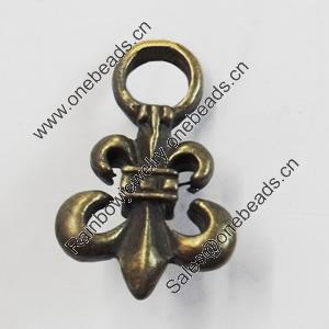 Pendant/Charm. Fashion Zinc Alloy Jewelry Findings. Lead-free. 23x15mm. Sold by Bag