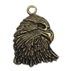 Pendant/Charm. Fashion Zinc Alloy Jewelry Findings. Lead-free. 33x26mm. Sold by Bag