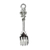 Pendant/Charm. Fashion Zinc Alloy Jewelry Findings. Lead-free. Prong 33x7mm. Sold by Bag