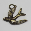 Pendant/Charm. Fashion Zinc Alloy Jewelry Findings. Lead-free. Animal 16x14mm. Sold by Bag