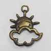 Pendant/Charm. Fashion Zinc Alloy Jewelry Findings. Lead-free. 16x21mm. Sold by Bag