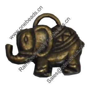 Pendant/Charm. Fashion Zinc Alloy Jewelry Findings. Lead-free. Animal 20x19mm. Sold by Bag