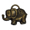 Pendant/Charm. Fashion Zinc Alloy Jewelry Findings. Lead-free. Animal 20x19mm. Sold by Bag