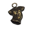 Pendant/Charm. Fashion Zinc Alloy Jewelry Findings. Lead-free. 21x14mm. Sold by Bag