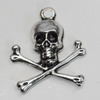 Pendant/Charm. Fashion Zinc Alloy Jewelry Findings. Lead-free. 23x20mm. Sold by Bag