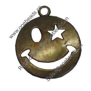 Pendant/Charm. Fashion Zinc Alloy Jewelry Findings. Lead-free. 22x18mm. Sold by Bag