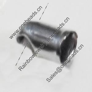 Zinc Alloy Cord End Caps. Fashion jewelry Findings. 4x6mm. Hole:3mm. Sold by Bag