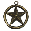 Pendant/Charm. Fashion Zinc Alloy Jewelry Findings. Lead-free. 33x28mm. Sold by Bag