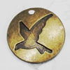 Pendant/Charm. Fashion Zinc Alloy Jewelry Findings. Lead-free. 22mm. Sold by Bag