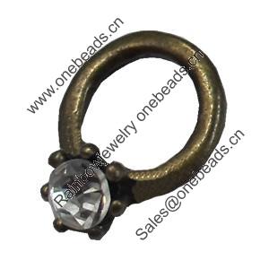 Zinc Alloy Ring. Fashion Zinc Alloy Jewelry Findings. Lead-free. 10x15mm. Sold by Bag