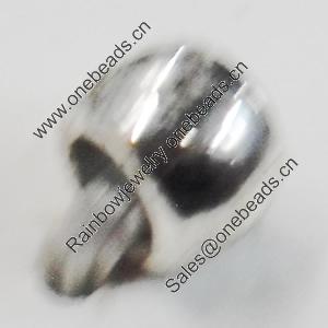 Beads. Fashion Zinc Allou Jewelry Findings. Lead-free. 6mm. Hole:3.5mm. Sold by Bag