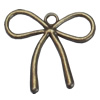 Pendant/Charm. Fashion Zinc Alloy Jewelry Findings. Lead-free. Bowknot 31x27mm. Sold by Bag