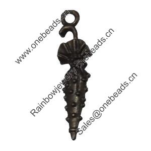 Pendant/Charm. Fashion Zinc Alloy Jewelry Findings. Lead-free. Umbrella 27x6mm. Sold by Bag