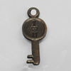 Pendant/Charm. Fashion Zinc Alloy Jewelry Findings. Lead-free. 22x8mm. Sold by Bag