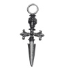 Pendant/Charm. Fashion Zinc Alloy Jewelry Findings. Lead-free. 55x22mm. Sold by Bag
