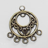 Connetor. Fashion Zinc Alloy Jewelry Findings. Lead-free. 26x22mm. Sold by Bag