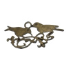 Pendant/Charm. Fashion Zinc Alloy Jewelry Findings. Lead-free. Animal 39x20mm. Sold by Bag