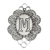 Pendant/Charm. Fashion Zinc Alloy Jewelry Findings. Lead-free. 40x28mm. Sold by Bag