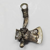 Pendant/Charm. Fashion Zinc Alloy Jewelry Findings. Lead-free. Axe 30x16mm. Sold by BagPendant/Charm. Fashion Zinc Alloy Jewelry Findings. Lead-free. Axe 30x16mm. Sold by Bag