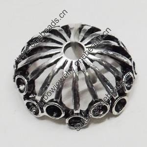 Bead  Caps. Fashion Zinc Alloy Jewelry Findings. Lead-free. 18x19mm. Hole:13mm. Sold by Bag