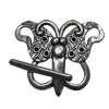 Clasps. Fashion Zinc Alloy Jewelry Findings. Lead-free. 38x9mm,26mm. Sold by Bag