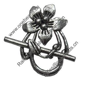 Clasps. Fashion Zinc Alloy Jewelry Findings. Lead-free. 20x29mm,30mm. Sold by Bag