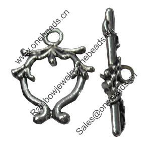 Clasps. Fashion Zinc Alloy Jewelry Findings. Lead-free. 21x16mm,26mm. Sold by Bag