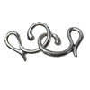 Clasps. Fashion Zinc Alloy Jewelry Findings. Lead-free. 21x16mm. Sold by Bag