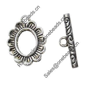 Clasps. Fashion Zinc Alloy Jewelry Findings. Lead-free. 22x14mm,22mm. Sold by Bag