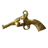 Pendant/Charm. Fashion Zinc Alloy Jewelry Findings. Lead-free. Gun 31x16mm. Sold by Bag