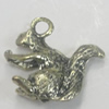 Pendant/Charm. Fashion Zinc Alloy Jewelry Findings. Lead-free. Animal 15x13mm. Sold by Bag