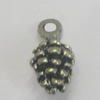 Pendant/Charm. Fashion Zinc Alloy Jewelry Findings. Lead-free. 12x5mm. Sold by Bag