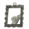 Pendant/Charm. Fashion Zinc Alloy Jewelry Findings. Lead-free. 33x25mm. Sold by Bag
