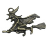 Pendant/Charm. Fashion Zinc Alloy Jewelry Findings. Lead-free. 32x37mm. Sold by Bag