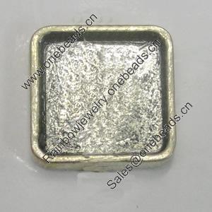 Zinc Alloy Cabochon Settings. Fashion Jewelry Findings. Lead-free. 12mm. Inner Dia:8mm. Sold by Bag