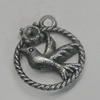 Pendant/Charm. Fashion Zinc Alloy Jewelry Findings. Lead-free. 13x18mm. Sold by Bag