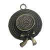 Pendant/Charm. Fashion Zinc Alloy Jewelry Findings. Lead-free. 35x25mm. Sold by Bag