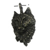 Pendant/Charm. Fashion Zinc Alloy Jewelry Findings. Lead-free. Animal 31x18mm. Sold by Bag